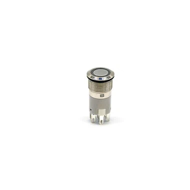 Pulsador de metal interruptor impermeable circular con luz